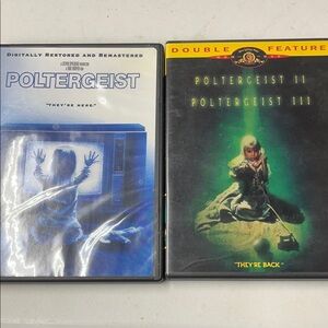 Poltergeist Double Feature DVD Set - Blue and Black